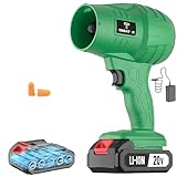 Turbo Powerful Jet Air Blower, Wireless Lithium Battery Leaf Blower, Multi-functional Handheld Dust Removal And Cleaning Tool, Suitable For Snow Removal, Gardening, Barbecue, Pets, Camping