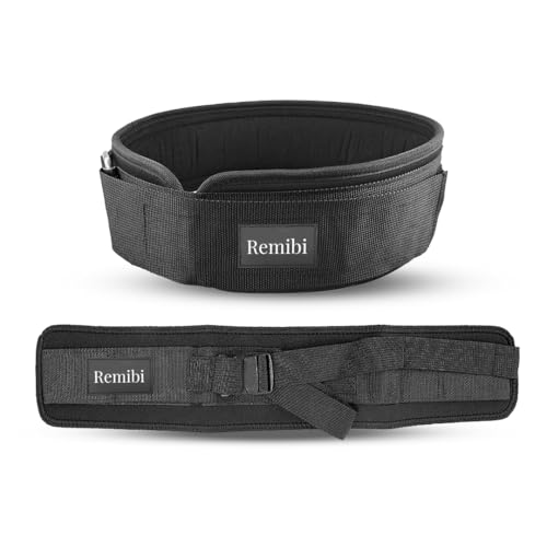 REMIBI Hip Thrust Belt, Hip Thrust Belt for Dumbbells Heavy, Hip Thrust Belt for Weights, Booty Belt for Hip Thrust, Hip Thrust Belt for Men & Women, Pilates Equipment, Use at Home & Gym, Black