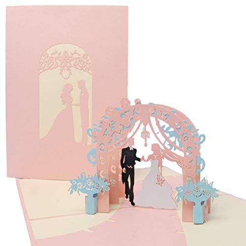 Favour Pop Up Biglietto di auguri per matrimonio con copertina...