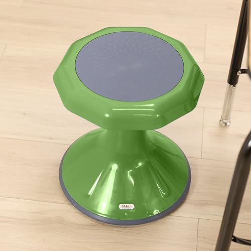 Image of Back2School Express Wobble Sensory Stool, 15in Seat Height, Flexible Seating, Grassy Green