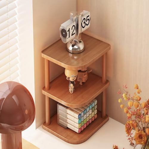 Corner rack Poecuoa R[i[{I OpR[i[bN ؐ 2/3/4w e y gȒP ω׏d R[i[VFt ړI[ { I G A Lb` Q gCΉ Stylish(29.5x26.5x33m)