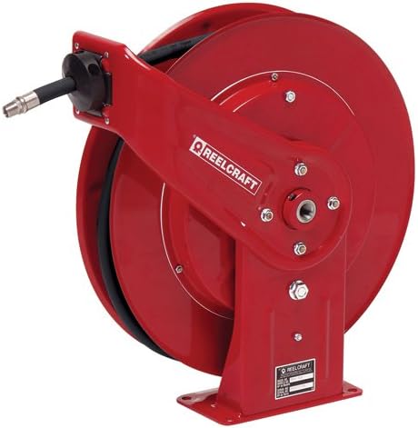 Reelcraft F7925 OLP - Spring Retractable Fuel Hose Reel - F7000 Series, Fuel Reel, 3/4 in Hose ID, 250 psi Pressure, 25 ft Hose Length