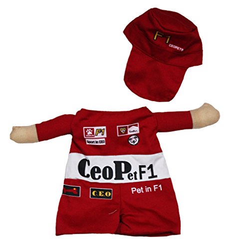 Disfraz para perro Petitebella Red Racer Talla S