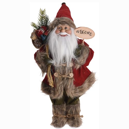 Annastore Weihnachtsmann zum Stellen H 45 cm - Nikolaus-Figur - Santa...