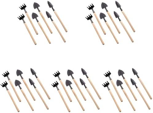 BESPORTBLE 10sets Mini Gardening Tools Handle Planting Tools Kit for Transplanting Flower and Vegetable Gardening
