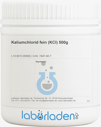 500 g de chlorure de potassium (pour laboratoire, atelier, aliments)