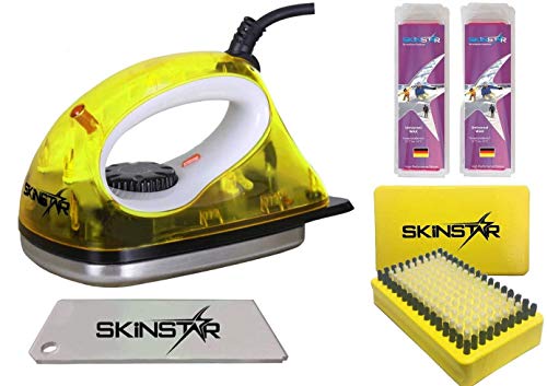 Starter Ski Wachs Set, Wachsbügeleisen Bürste Wachs