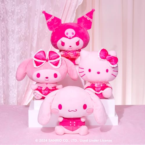 Hello Kitty HKT0242 Hello Kitty 12 Inch Pink Monochrome Plush thumb #4