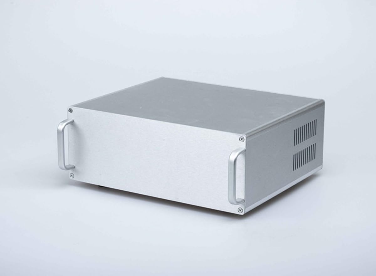210 Aluminum Chassis, Industrial Chassis, Aluminum, DIY Computer Chassis, with Sandblasted Oxidized Surface, Silver-White, Size: 160 * 160 * 240mm.