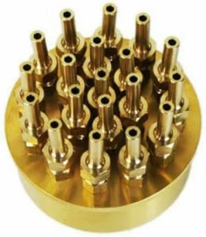 New 1.5" Inch 3 Layers Fountain Nozzle 19 Sprinklers Spray Head Pond Pool Brass