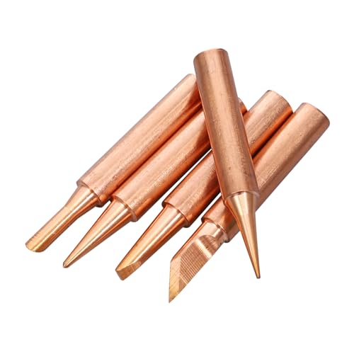 NUOBESTY 5piezas Puntas Para Soldador Repuestos De Puntas De Soldadura Herramientas De Soldadura Para Ferro De Soldar