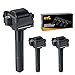 QYL Park of 3Pcs Ignition Coils Replacement for Toyota Solara Avalon Camry Sienna/Lexus ES300#UF155 9091902215 5C1488 IC267