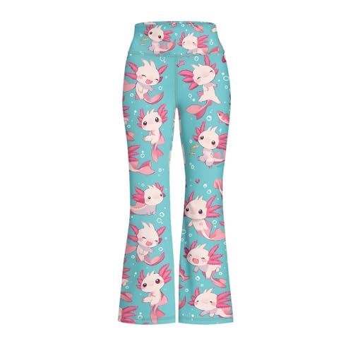 Image of Girls Flare Leggings Cute Bell Bottoms for Teen Girls Wide Leg Sweatpants for 5-14 T