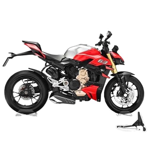 Moto en alliage Ducati V4S cadeau d'anniversaire miniature