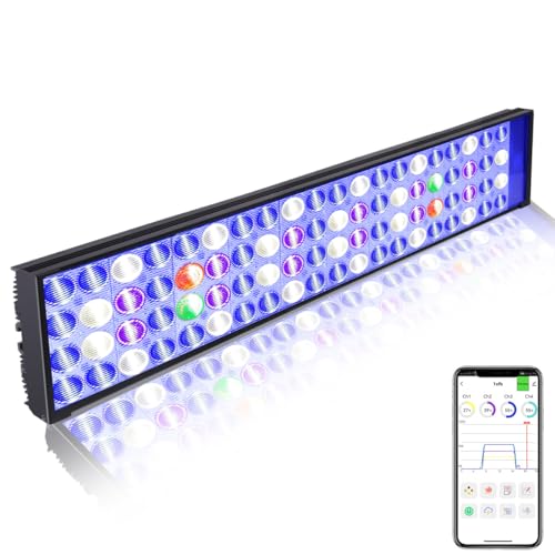 Éclairage LED pour aquarium marin récifal et plantes avec Smart-APP