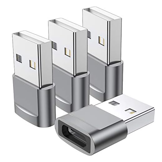 USB C Female to USB Male Adapter (4-Pack),Type C to USB A Charger Converter for iPhone 14 Plus 13 12 11 Pro Max,Samsung Galaxy S23 S22 S21 S20 Ultra,Apple iWatch Watch Series 7 8 SE,AirPods iPad Air