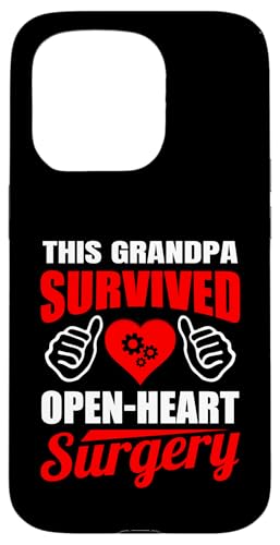 ����Grandpa Survived Open Heart Surgery Recovery Get Well �X�}�z�P�[�X iPhone 15 Pro �p