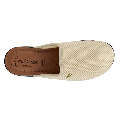 Image of Flexus Spring Step Scuff Slippers for Women - Lightweight Indoor Footwear with Flexible Round Toe Design