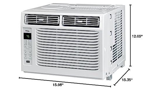 Tcl 6W9Er1-A Smart App & Voice Control Window Air Conditioner, 6,000 Btu, White #TOP7