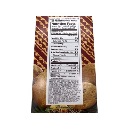 Kauai Kookie | Hawaiian Macadamia Nut Cookie Set | Guava, Kona Coffee, Chocolate Chip Macadamia Nut | 3 Box Set #TOP1