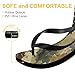 Deovige Classic Camo Print Flip Flops for Men Rubber Foam Thong Sandals Athletic & Outdoor Home Shoes Fashion Slip On Slides Slim Comfortable Slippers