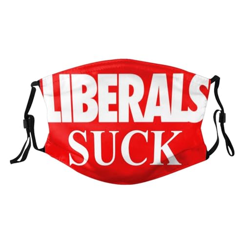 Liberals Suck Adult Dust Mask Adjustable Dust Face with 2 Filter58
