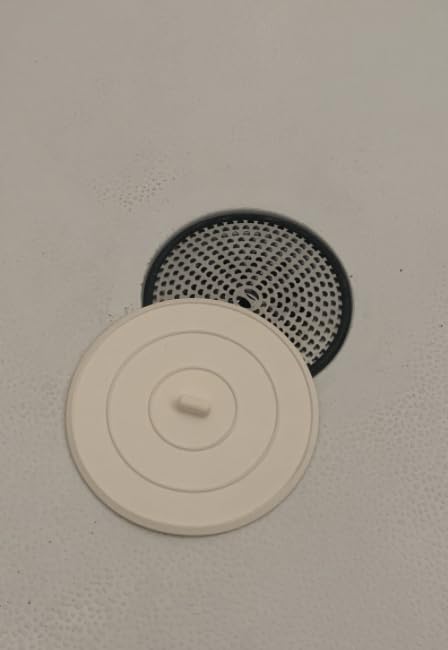 Tapón de drenaje de caucho plano Rocky Mountain Goods 5” blanco miniatura 2