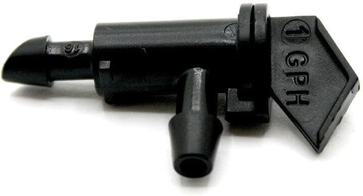 Replacement 2-Pack ETA10 1 GPH Irrigation Dripper Flag Emitter - Black for Thrifco Plumbing 6821066