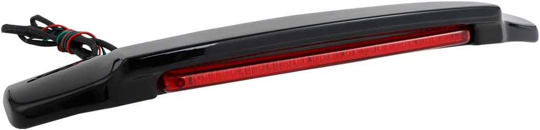 Green-L LED Tail Light Spoiler Fit for Harley Touring 1997-2013 Models King Razor Chopped Trunk and Saddlebag Lid