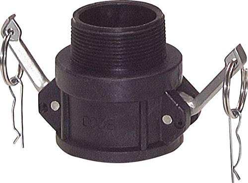 Kamlock-Kupplung (B) R 1-1/2"(AG), Polypropylen Werkstoff:Polypropylen* Gewinde:R 1-1/2" PN:6bar