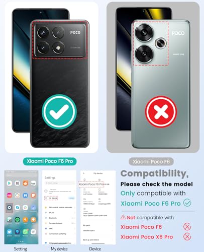 SineOrdo Case for Xiaomi POCO F6 Pro 5G Phone Case Clear - Image 2