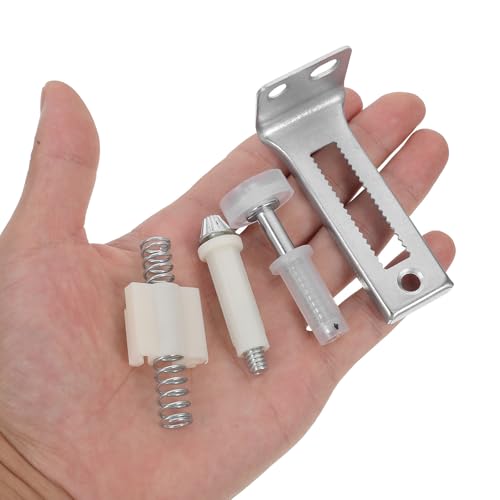 Kit de herrajes MAGICLULU para puerta bifold de clóset en acero inoxidable y plástico, con operación estable y solución confiable para hogares y espacios comerciales miniatura 3