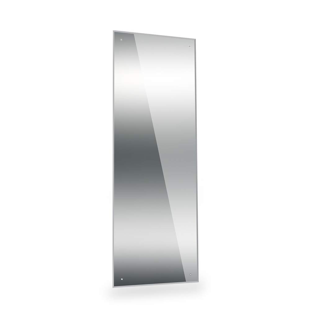 Dripex Spiegel 120x45cm Rahmenloser Badezimmerspiegel rechteckig Wandspiegel mit poliertem Rand und vorgebohrten Löchern Badspiegel für Ankleidezimmer Schlafzimmer und Wohnzimmer