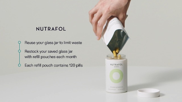 nutrafol women39s hair growth supplements ages 18-44 clinically proven for visibly thicker and stronger hair dermatologist recommended - 1 month supply