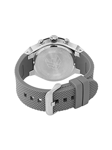 Image of Swiss Eagle Premium Swiss-Made Multifunction Watch for Men with Quartz Movement, Silicon Belt, Metal Case