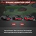 VLAND OLED Smoked Tail Lights Compatible For 2014-2020 BMW 2-Series M2 F22 F23 F87 Coupe Convertible with Dragon Scales Running Light, Smoked Lens Styles