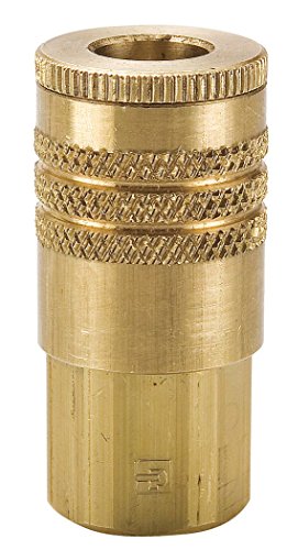 Parker Hannifin B53 Series 50 Brass General Purpose Pneumatic Quick Coupler with Female Pipe Thread, ARO 210 Interchange, 1/4