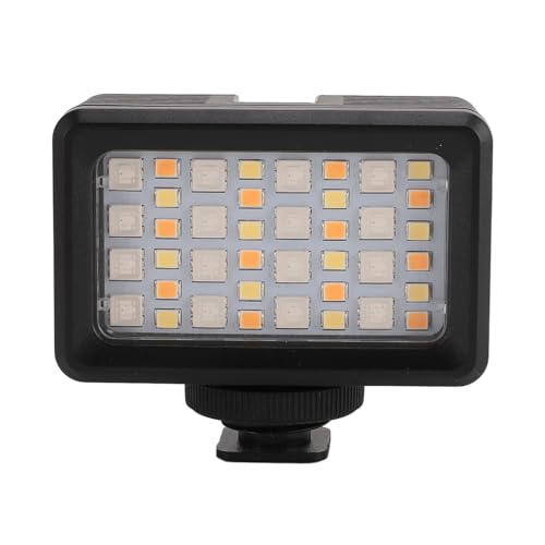 Image of LED Camera Light Portable RGB Video Panel, 2700K to 5600K 40m Underwater - Compact Fill Cube, Softbox Compatible, Outdoor Filming Equipment