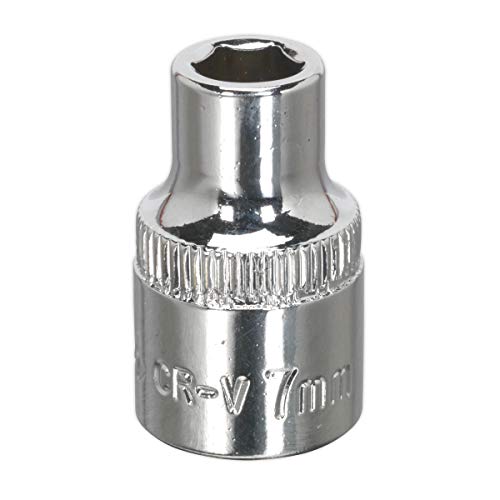 Image of Sealey Sp3807 Walldrive Socket 7Mm 3/8Sq Drive Fully Polished