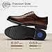 Imagen de Bruno Marc Zapatos Hombre Cuero Cordones Clásico Oxford con Plantilla Acolchada Zapatos Formales Traje con Suelo Antideslizante