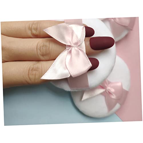 SECFOU 5Pcs Puff De Maquiagem Arcos De Bebê Arcos De Pó Infantil Puff Redondo Pó Seco Puff De Boa No