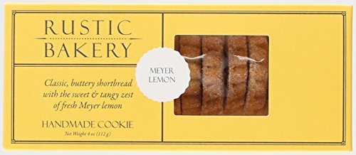 Rustic Bakery Handmade Cookies, Meyer Lemon Shortbread, 4 oz