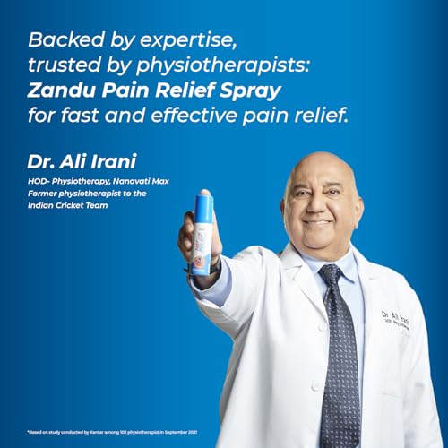 Image of Zandu Fast Relief Spray- 100ml | Quick Relief from Sports & Gym Injuries | Suitable for Backpain and Muscular sprains | Starts Acting in seconds| Recommended By Physiotherapists