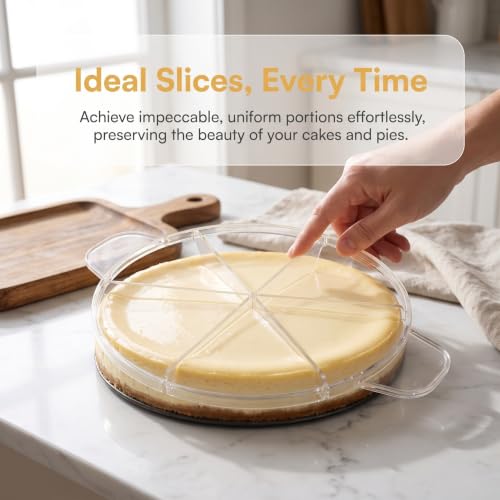 Separador de pasteles comercial de 26 cm y 6 raciones iguales para tartas 4