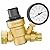 TONDA RV Water Pressure Regulator, Brass Lead-Free Adjustable Pressure Regulator with Gauge and Inlet Screen Filter for RV Camper Travel Trailer Water Hose
