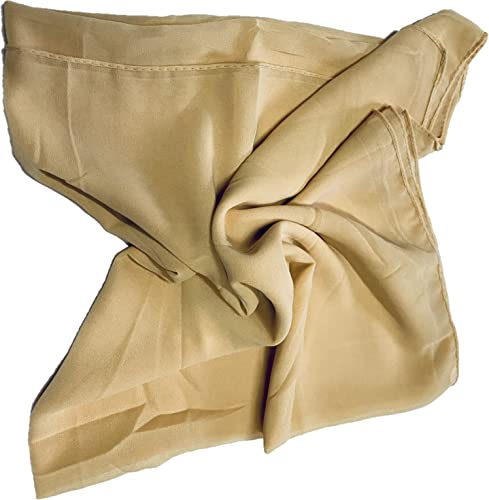 NovatoStar Bufanda de gasa transparente para mujer, bufanda suave para la cabeza, más de 40 colores, Suero de leche, M