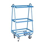 Chariot Porte-bacs et Plateau Fixe - Armature et Plateau Bois mélaminés épaisseur 19mm - 880006497