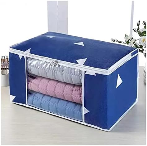 Capacity Travel Luggage Organizer Bag Dustproof Home Clothes Quilt Storage Box Foldable image 3