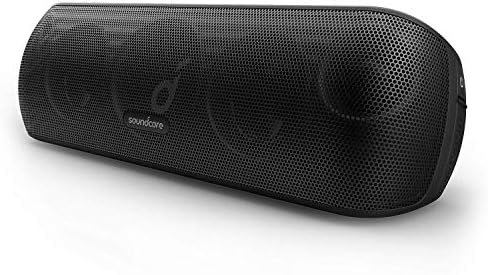 Soundcore Motion+ bezprzewodowy głośnik Bluetooth wysokiej jakości 30 W, rozszerzony bas i wysokie tony, z aplikacją, możliwość dostosowania EQ, 12-godzinny czas odtwarzania, wodoodporność IPX7, USB-C