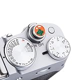 金属製カメラホットシューカバーとシャッターボタンキャップ Fujifilm X-T5 X-T4 X-T3 X-T30 X-T30 X-T30 X-T30 II X-T20 X-PRO3 X100VI X100V X-E5 X-E4 X-E3に対応 (アルミニウム合金-シャンタ一装飾ボダン)